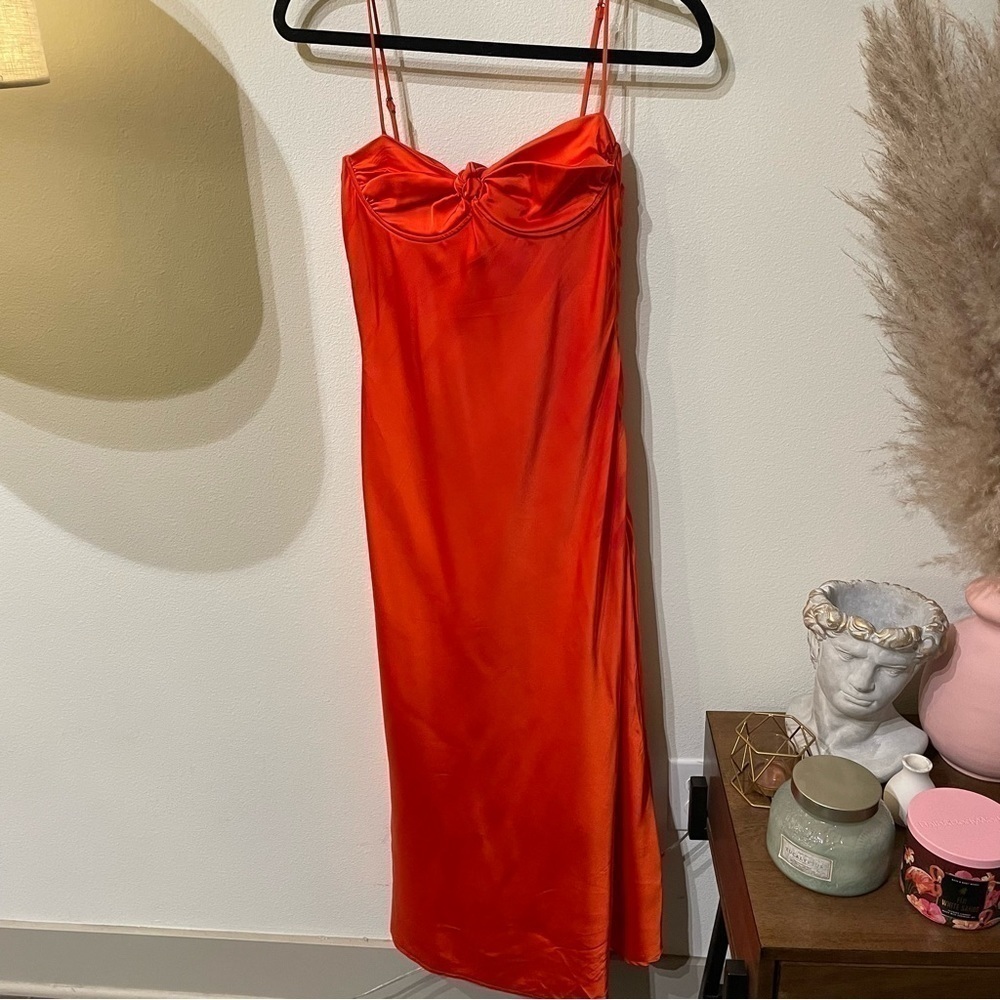 Astr Mariela Satin dress